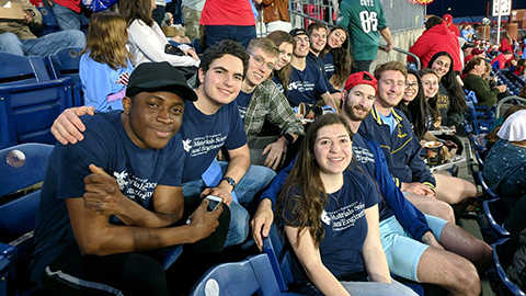 Materials Students at a Philadelphia Phillies' Game